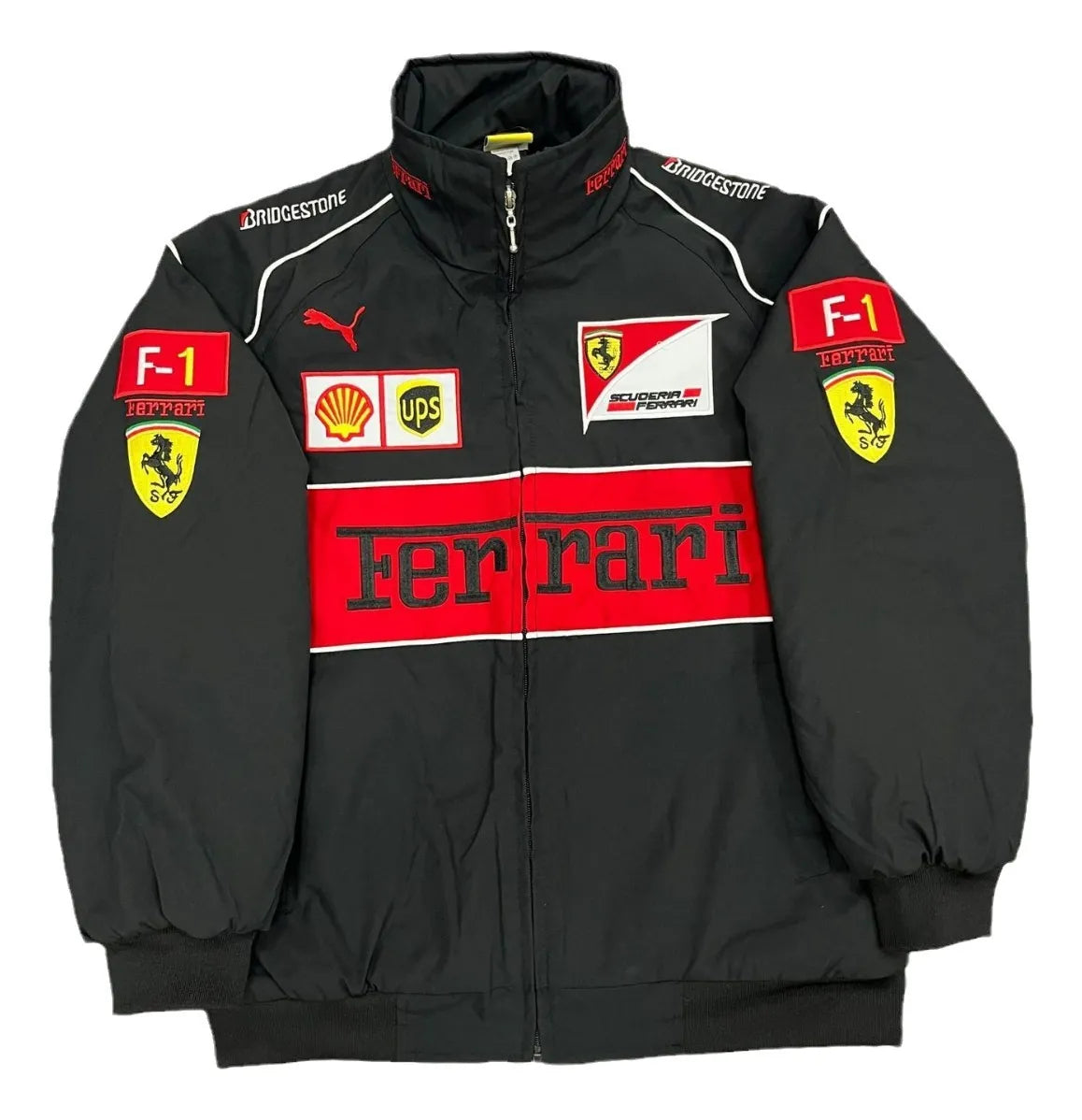 FERRARI F1 Vintage Black Jacket